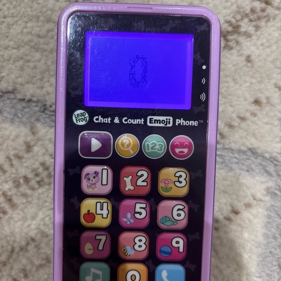 LeapFrog Interactive Learning Games Phone - Purples - Picture 8 of 8